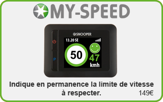 Indicateur de limite de vitesse MySpeed Aura